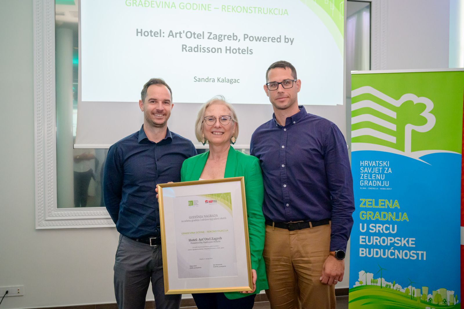 Dario Šućur, Sandra Kalagac, Marko Korenić, Arena Hospitality Grupa