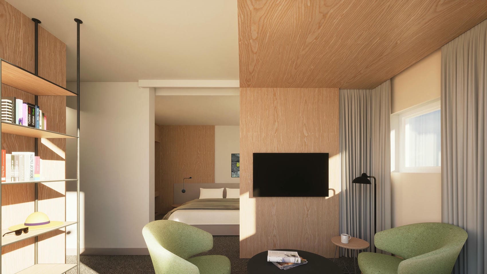 Hotel Issa, projekt interijera, 3D vizualizacija