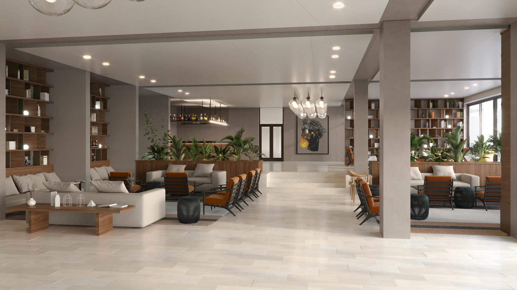 Hotel Issa, projekt interijera, 3D vizualizacija