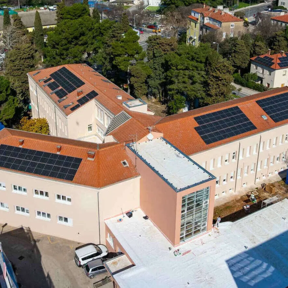 energetska obnova, zgrada Ginekologije, Opća bolnica Zadar