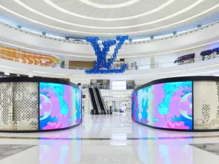 Pop up reklama Luis Vuitton