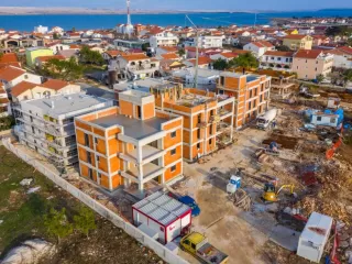 Izgradnja apartmana pogled iz zraka