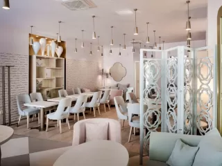 Detalji dizajna interijera Art kavane u Zadru