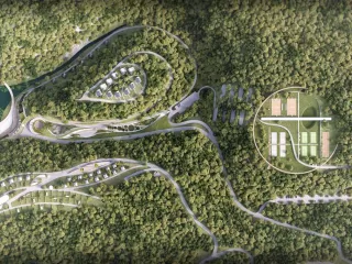 Situacija budućeg turističkog naselja u Gorskom kotaru