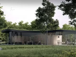 Zgrada recepcije na ulazu u turističko naselje