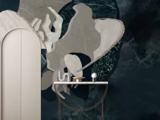 Tapeta Mramorni cvijet Studijo.co