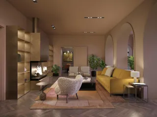 Projekt interijera hotela Zeleni vir, 3D vizualizacija