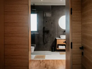 uređenje kupaonice, kuća Olive, Šolta