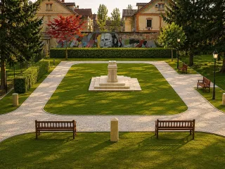 spomenik hrvatskim braniteljima u Dugoj Resi, natječajni rad