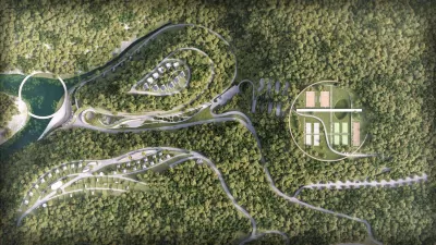 Situacija budućeg turističkog naselja u Gorskom kotaru
