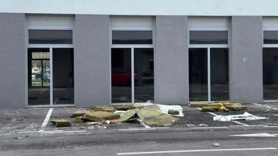 oštećena novogradnja u nevremenu, Zagreb