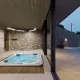 Beton i kamen uz jacuzzi