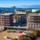 Metalna konstrukcija sveučilišnog doma i menze u fazi izgradnje