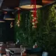 Božićna dekoracija u restoranu Morita