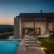 Sound of silence kuća za odmor s bazenom u sumraku