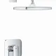 GROHE Cubeo jednoručna miješalica i Tempesta tuš ruža, krom