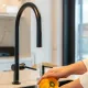 Hansgrohe jednoručna kuhinjska miješalica Talis M54 i dozatorom za sapun u mat crnoj boji  
